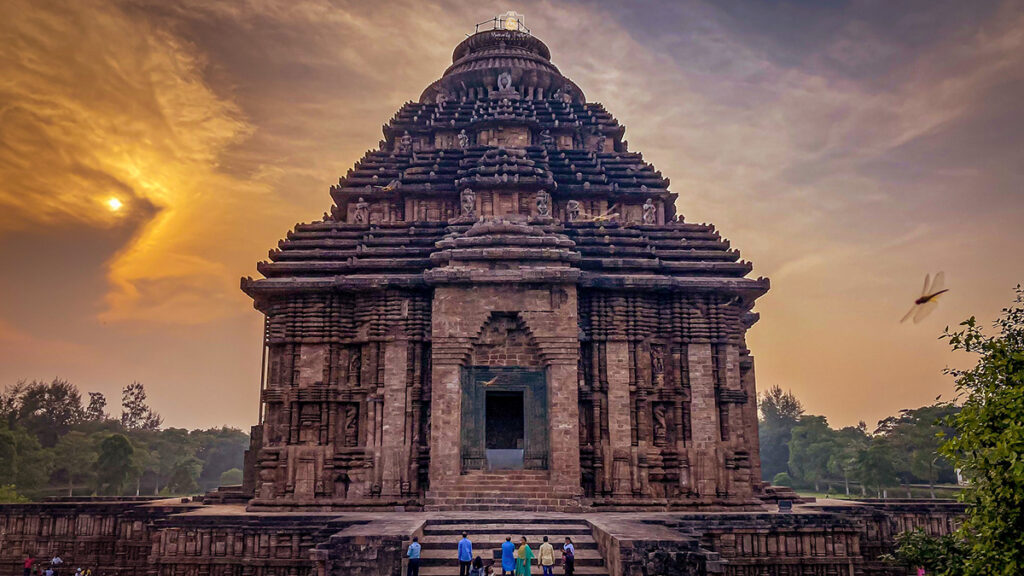 Ancient temple in Odisha with beautiful weather, representing RAW Workspace Solutions' virtual office in Bhubaneswar.