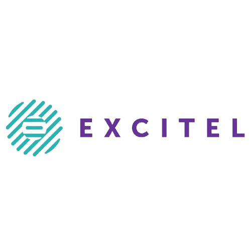 Logo of Excitel, a valued client of RAW Workspace Solutions for Virtual office for GST registration