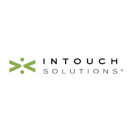 Logo of Intouch Solutions, showcasing our esteemed clients at RAW Workspace Solutions for Virtual office for GST registration