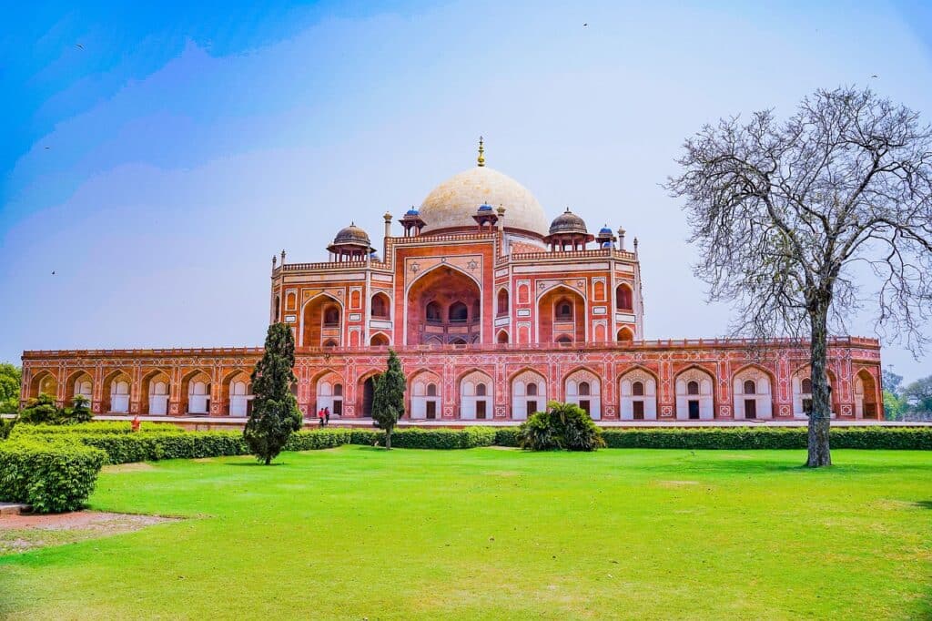 "Ancient architecture in Delhi, ideal for virtual office for GST registration"